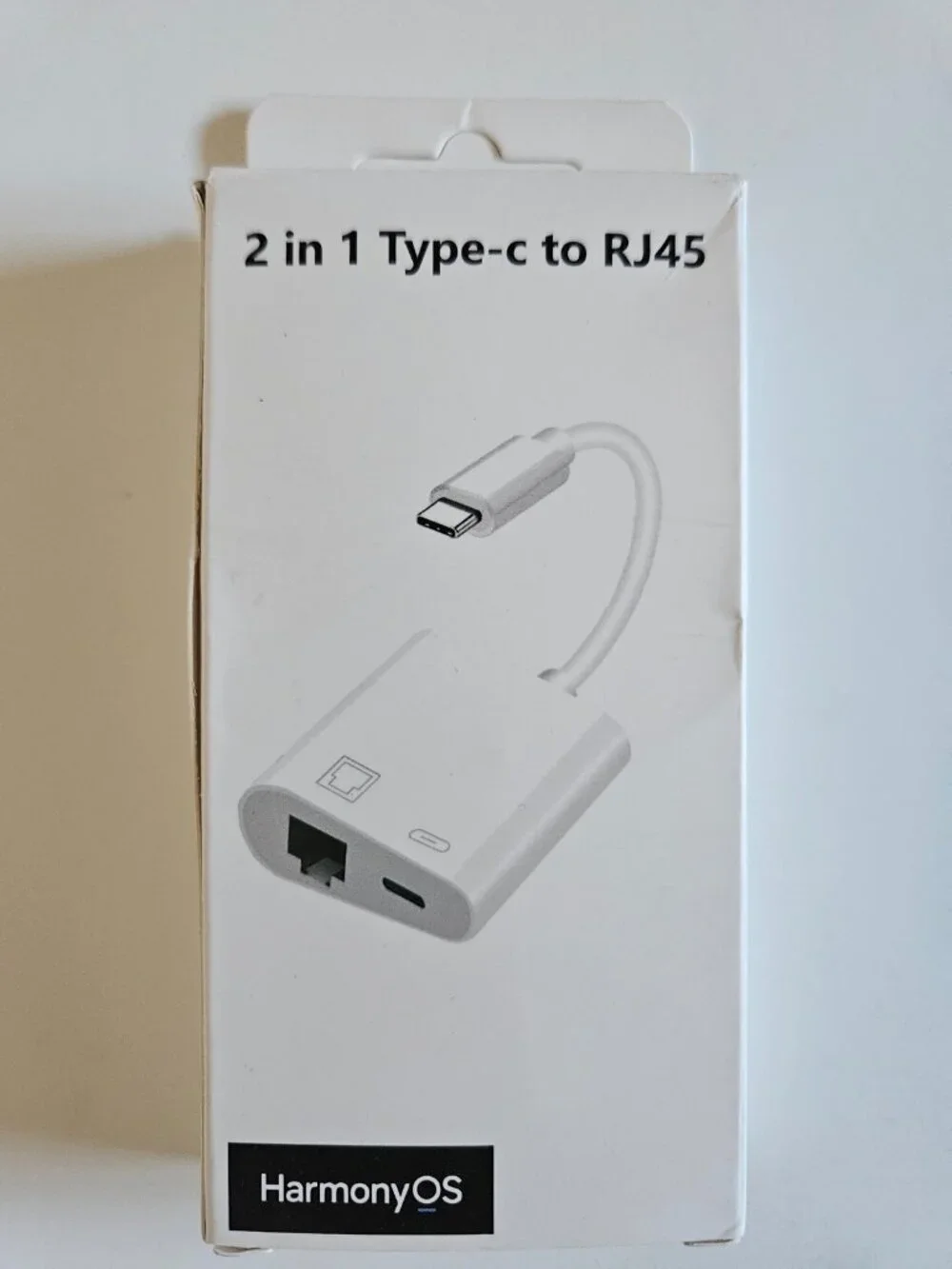HarmonyOS USB-C to RJ45 Gigabit Ethernet Adapter w/ PD Charging Port